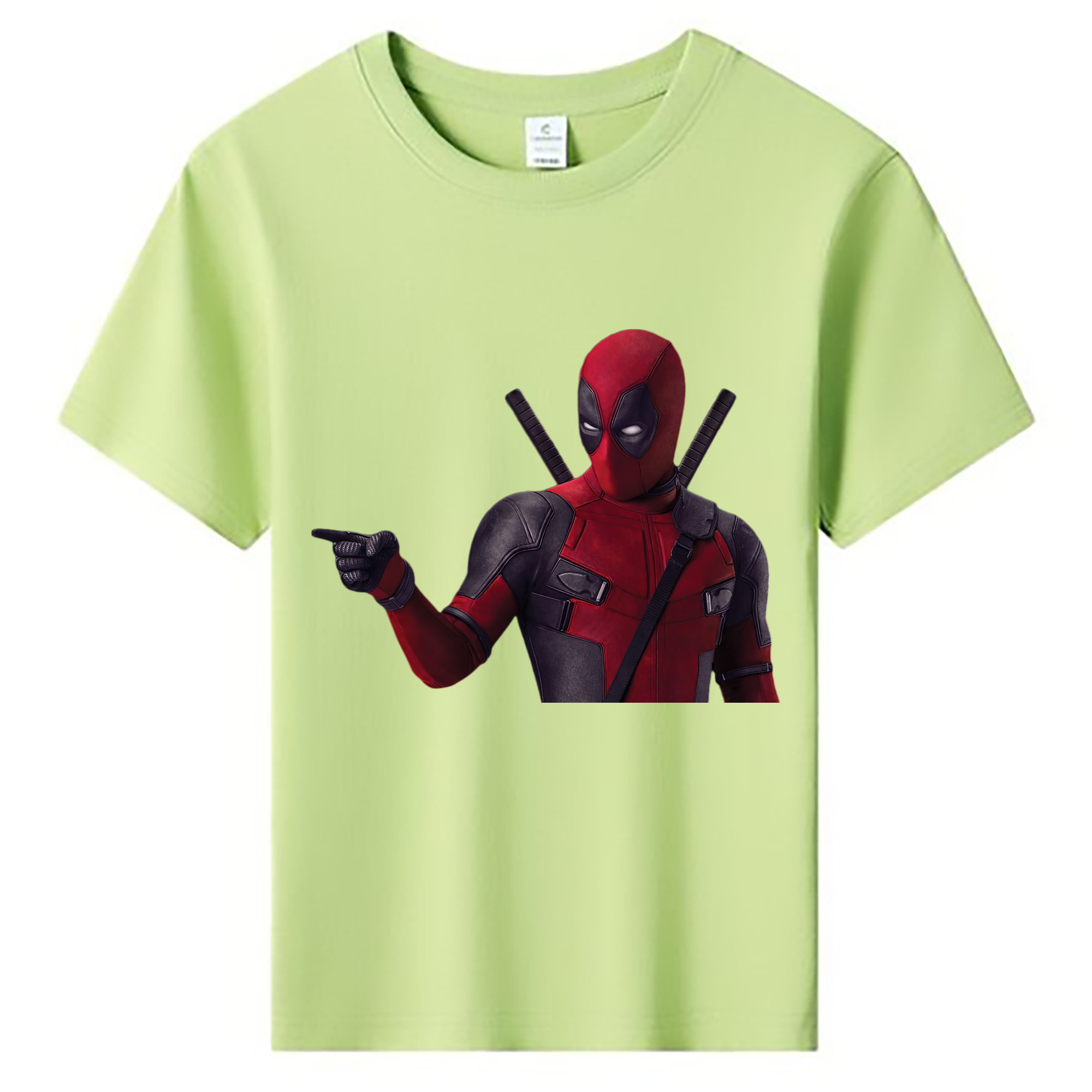 （画像用） Deadpool デッドプール 綿100％キッズTシャツ（フロントプリント）